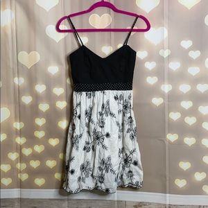Charlotte Russe Black And White Sun Dress